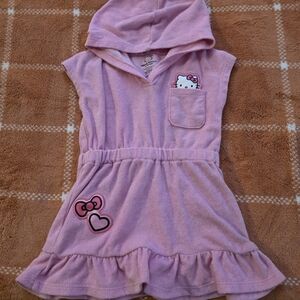 Hello Kitty Pink Terry Cloth Dress
